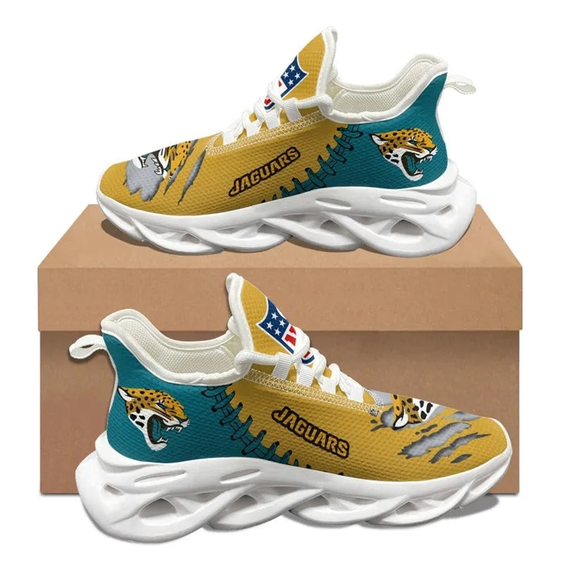 Jacksonville Jaguars Sneakers 3D Max Soul Shoes
