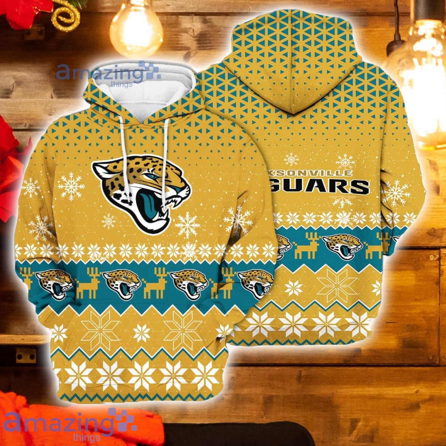 Jacksonville Jaguars Christmas Hoodie BBHD867