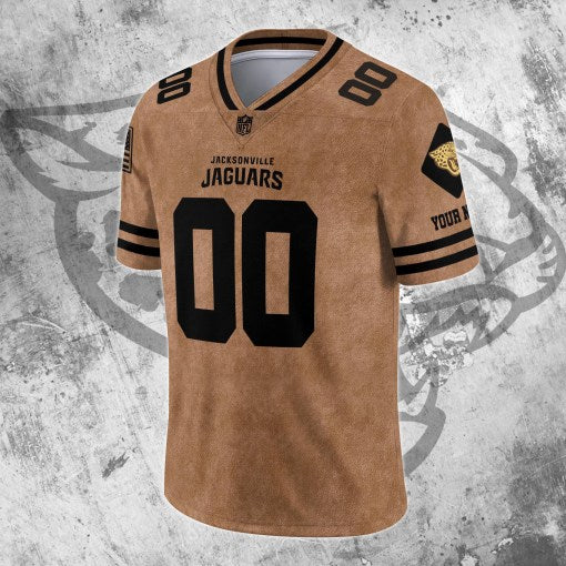 Jacksonville Jaguars Personalized V-neck Football Jersey Sport Gifts For Fan AZCVFJ079