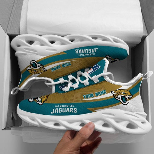 Jacksonville Jaguars Personalized Yezy Running Sneakers SPDMS798