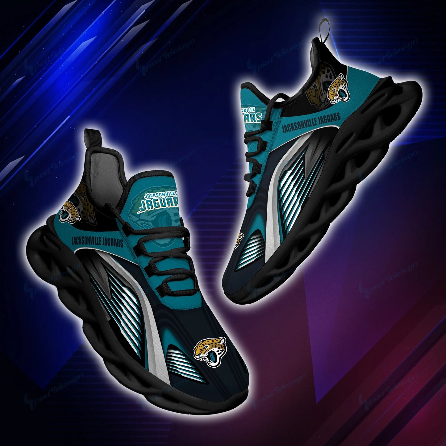 Jacksonville Jaguars Yezy Running Sneakers BB961