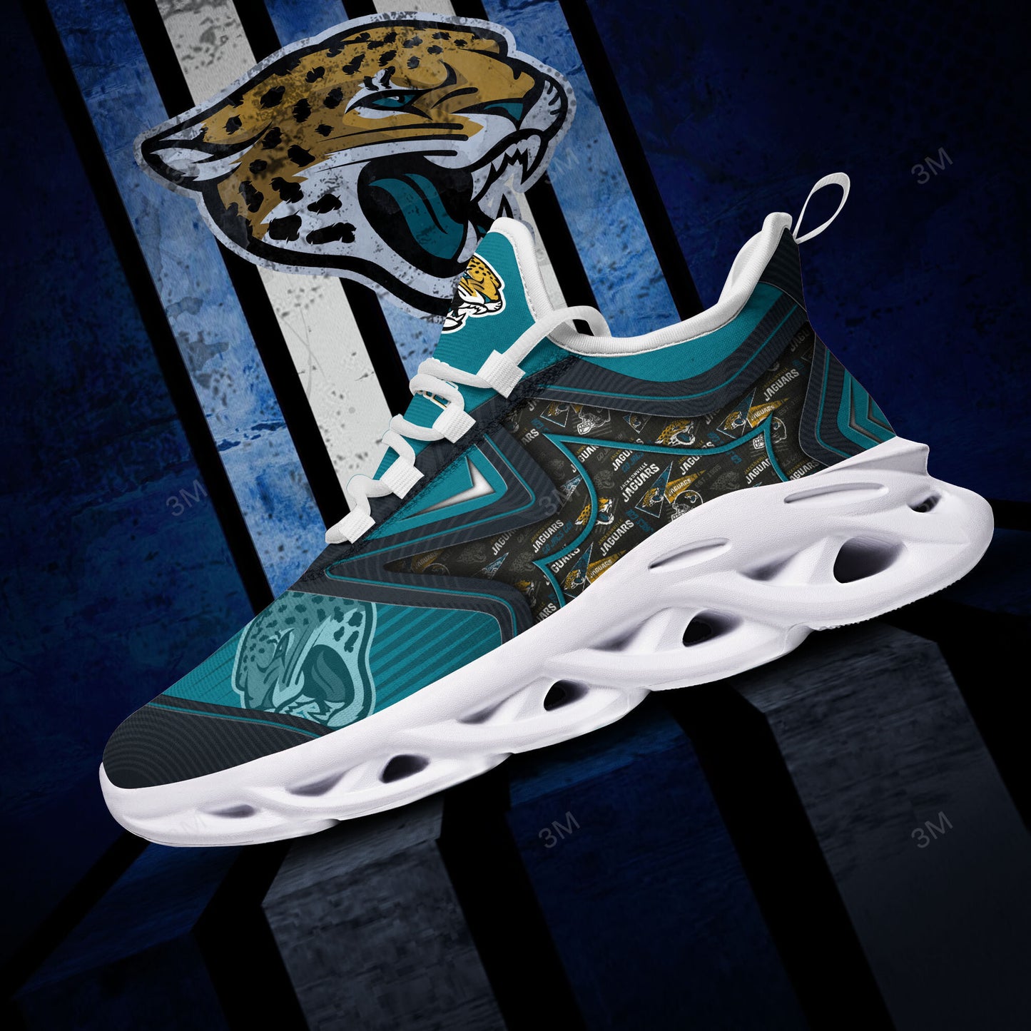 Jacksonville Jaguars Yezy Running Sneakers BG899