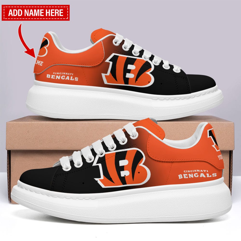 Cincinnati Bengals Personalized MQ Sneakers BG63
