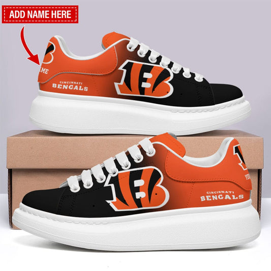 Cincinnati Bengals Personalized MQ Sneakers BG63