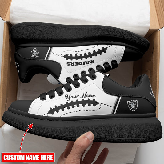 Las Vegas Raiders Personalized MQ Sneakers BG40