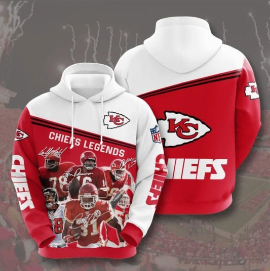 KANSAS CITY CHIEFS 3D HOODIE 3015