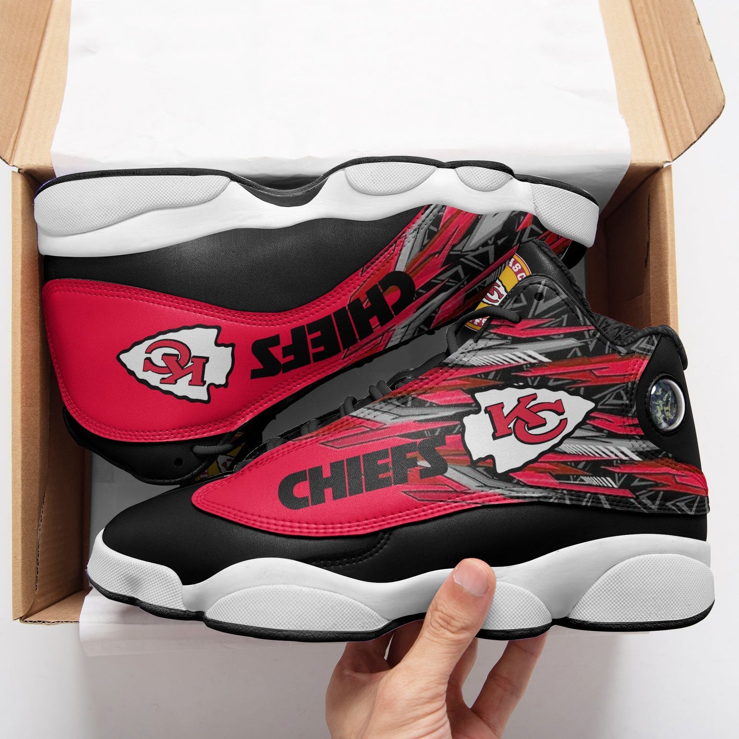Kansas City Chiefs Air JD13 Sneakers 592