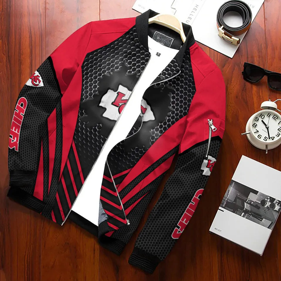 Kansas City Chiefs Bomber Jacket 814