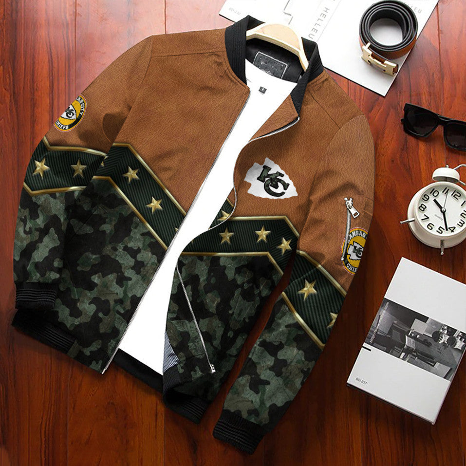 Kansas City Chiefs Bomber Jacket BG589