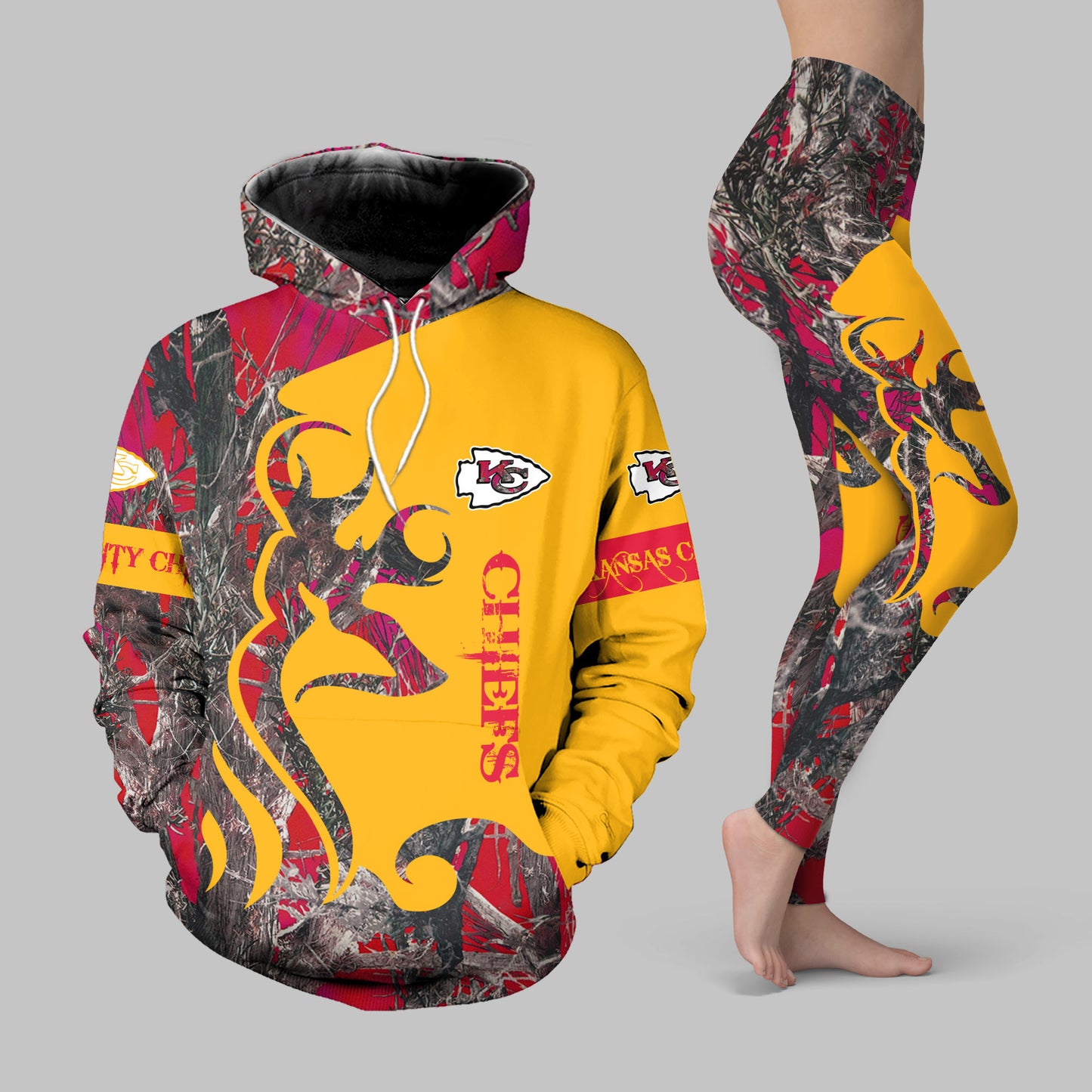 Kansas City Chiefs Leggings And Hoodie BG47