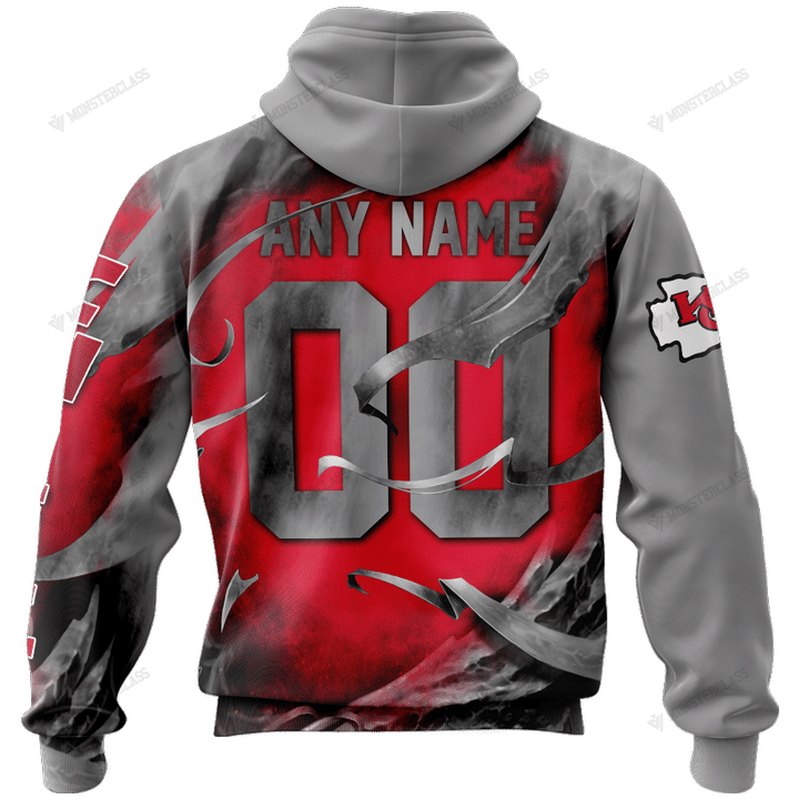 Kansas City Chiefs Limited Edition All Over Print Hoodie Sweatshirt Zip Hoodie T shirt Unisex 877