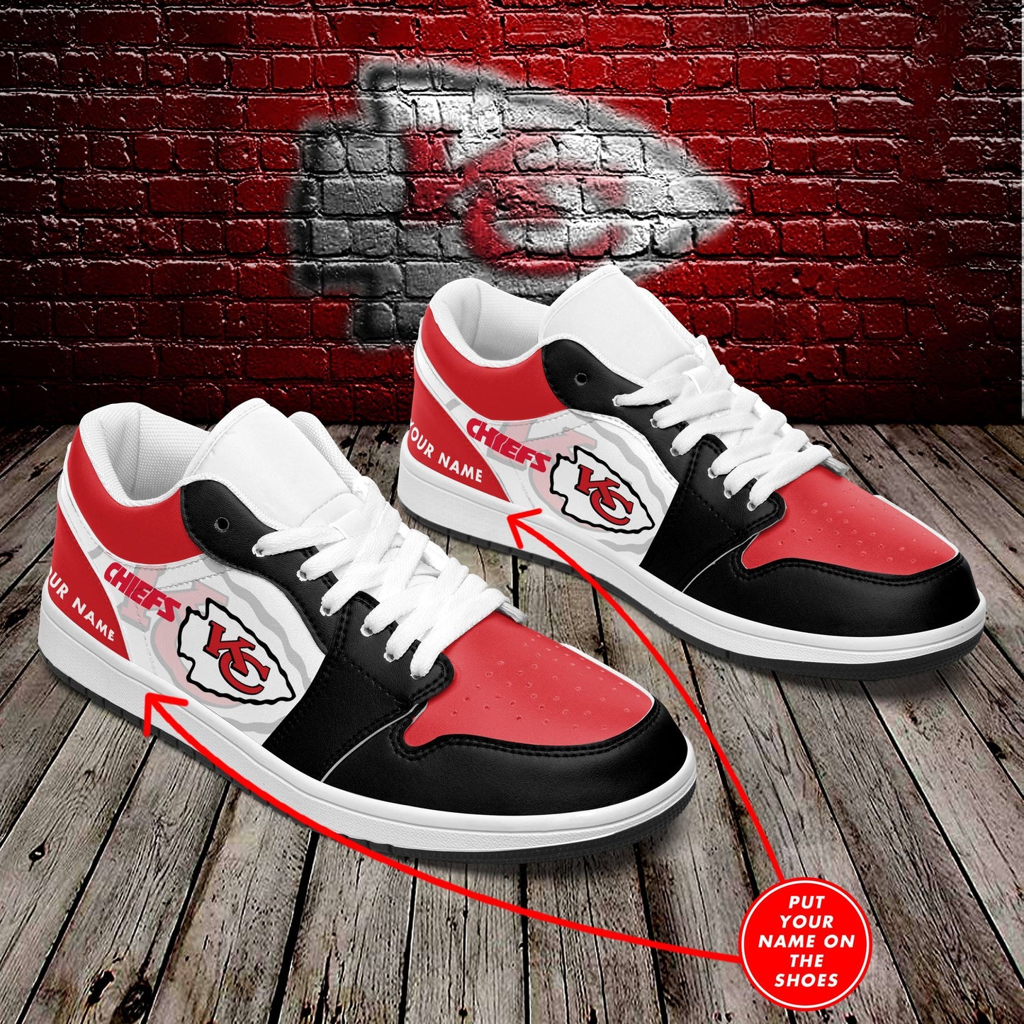 Kansas City Chiefs LJ Sneakers 002