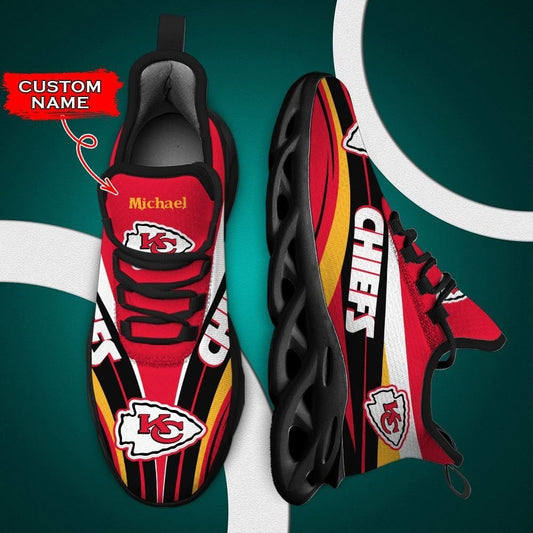 Kansas City Chiefs Max Soul Clunky Sneakers Shoes Luxury NFL Custom name