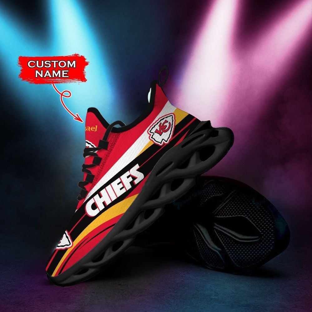 Kansas City Chiefs Max Soul Clunky Sneakers Shoes Luxury NFL Custom name