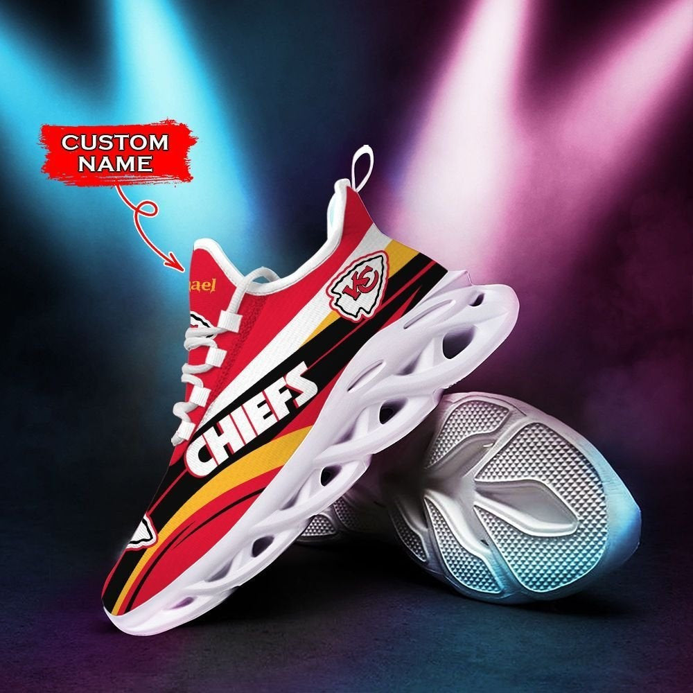 Kansas City Chiefs Max Soul Clunky Sneakers Shoes Luxury NFL Custom name