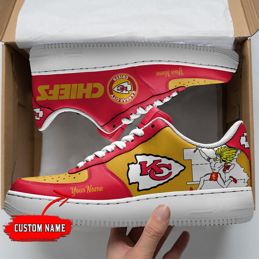 Kansas City Chiefs Personalized AF1 Shoes BG22