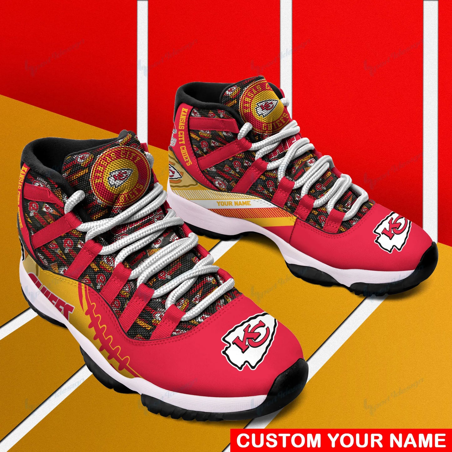 Kansas City Chiefs Personalized AJD11 Sneakers BG165