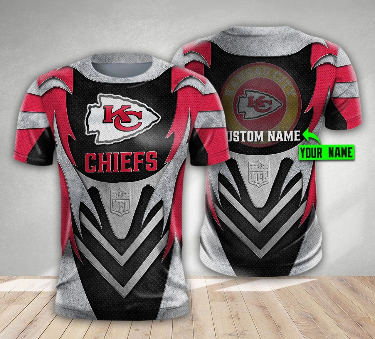 Kansas City Chiefs Personalized All Over Printed 463