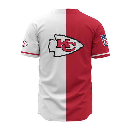 Kansas City Chiefs Personalized Baseball Jersey 516