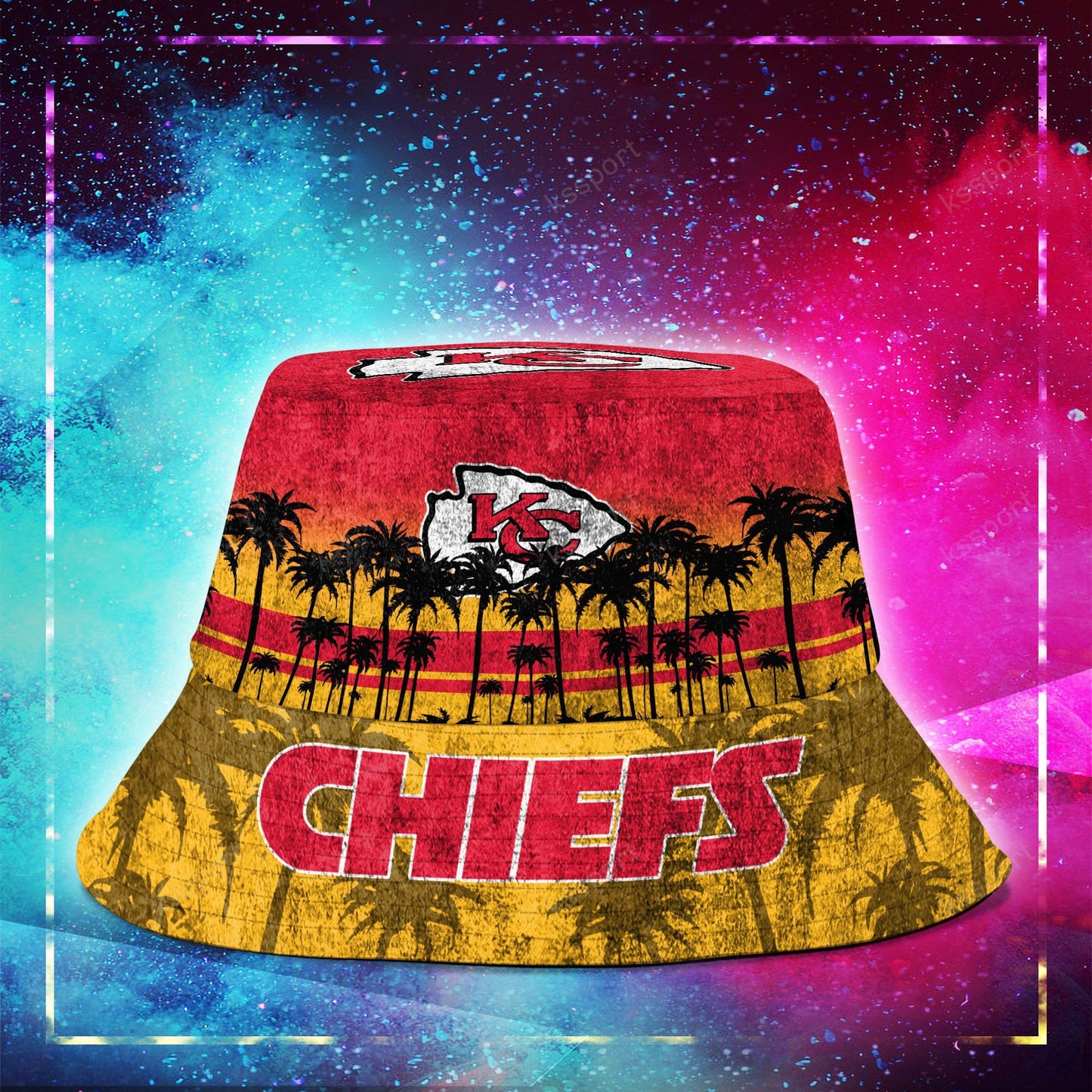 Kansas City Chiefs Personalized Bucket Hat BG14