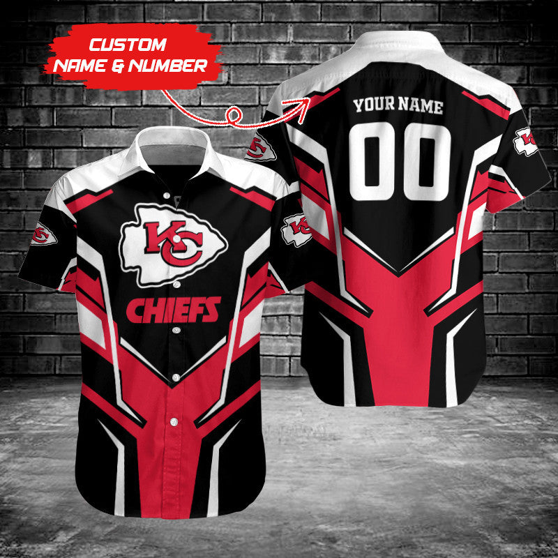 Kansas City Chiefs Personalized Button Shirts BG484