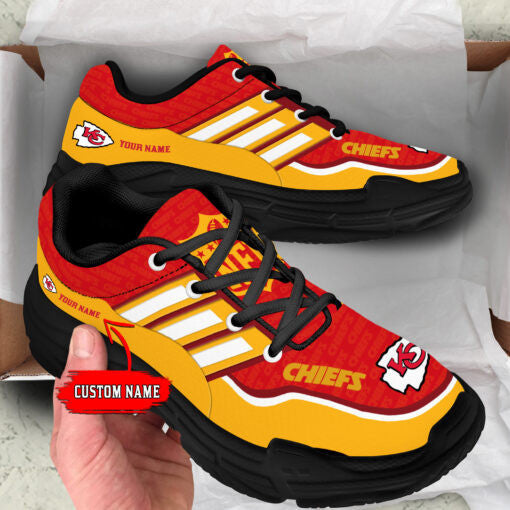 Kansas City Chiefs Personalized Chunky Sneakers 09