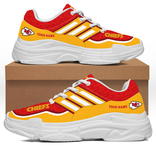 Kansas City Chiefs Personalized Chunky Sneakers 09