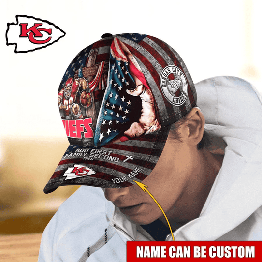 Kansas City Chiefs Personalized Classic Cap BB355