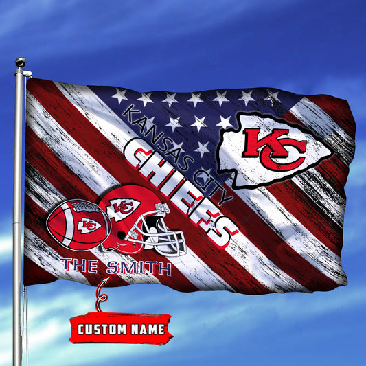 Kansas City Chiefs Personalized Flag 150