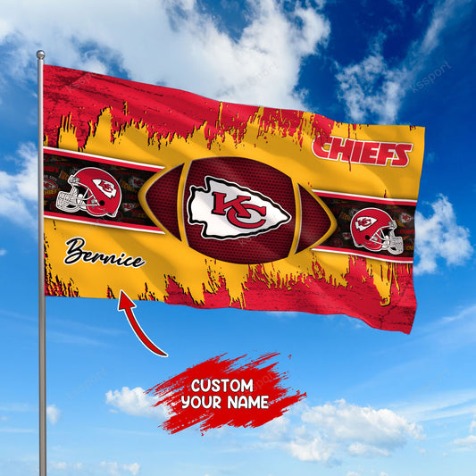 Kansas City Chiefs Personalized Flag 388