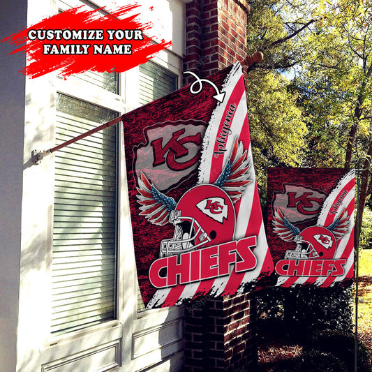Kansas City Chiefs Personalized Flag 457