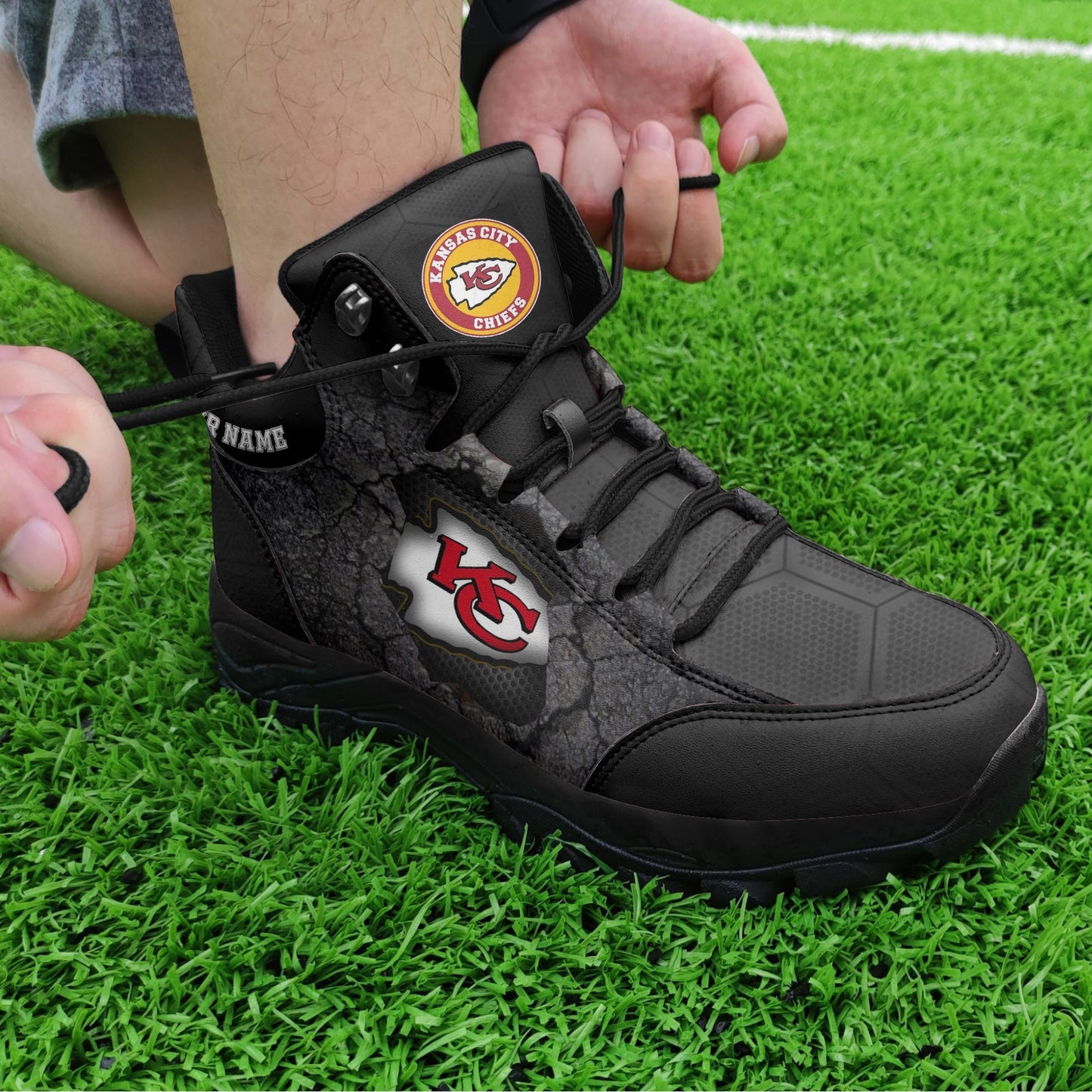 Kansas City Chiefs Personalized Hiking Shoes 41
