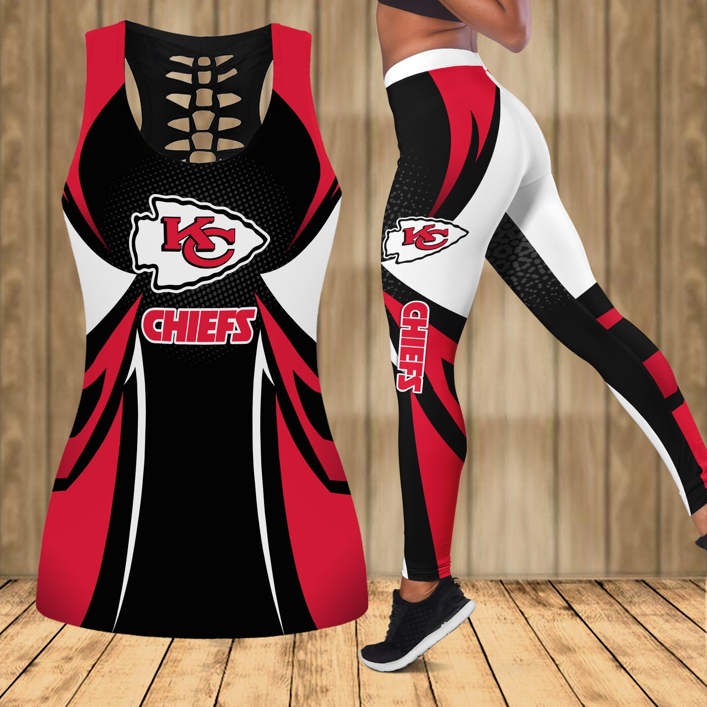 Kansas City Chiefs Personalized Leggings And Tank Top BG102