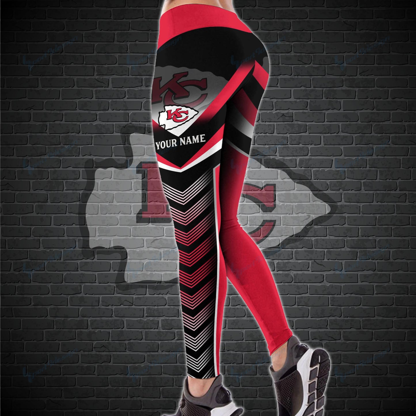 Kansas City Chiefs Personalized Leggings And Tank Top BG15