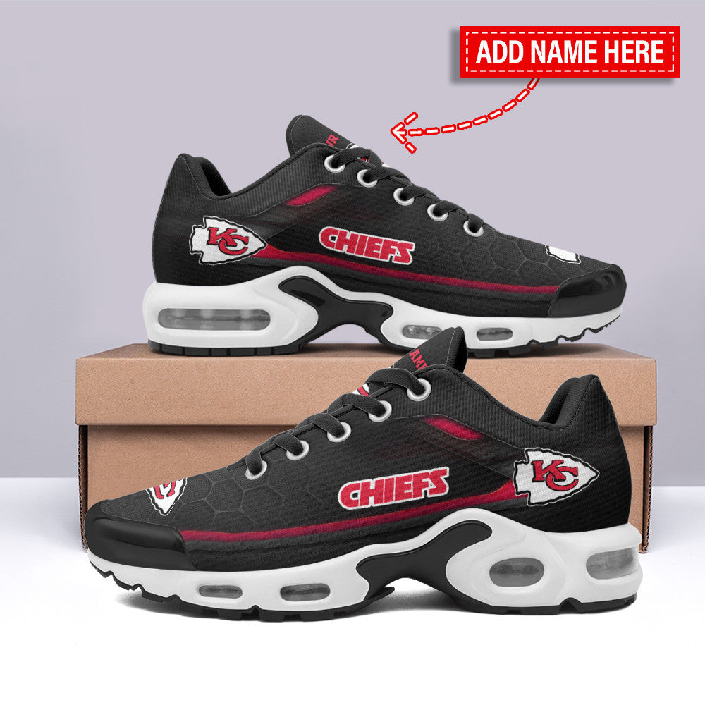 Kansas City Chiefs Personalized Plus T-N Youth Sneakers BG116