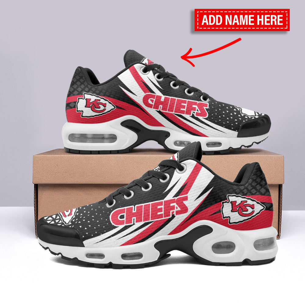 Kansas City Chiefs Personalized Plus T-N Youth Sneakers BG119