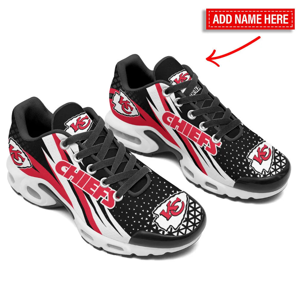 Kansas City Chiefs Personalized Plus T-N Youth Sneakers BG119