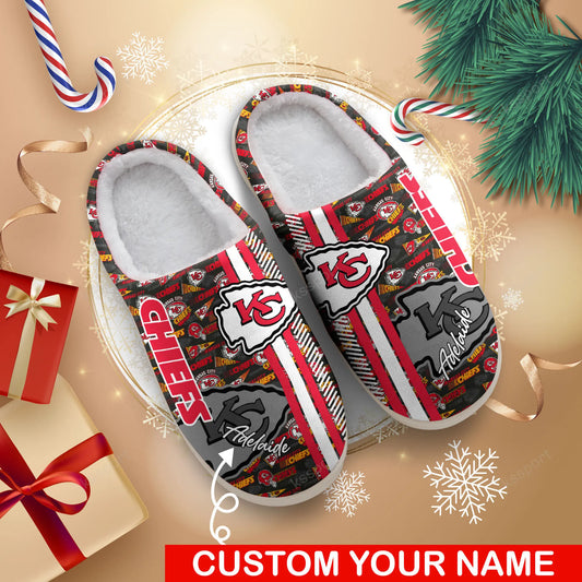 Kansas City Chiefs Personalized Slipper BG73