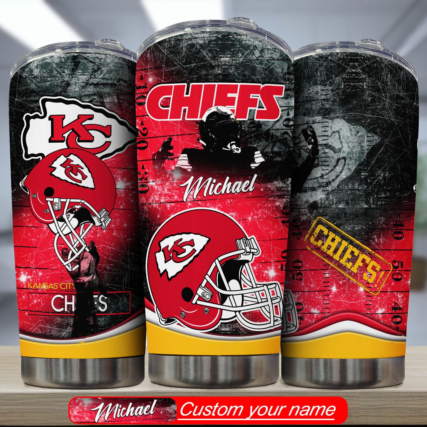 Kansas City Chiefs Personalized Tumbler BG325