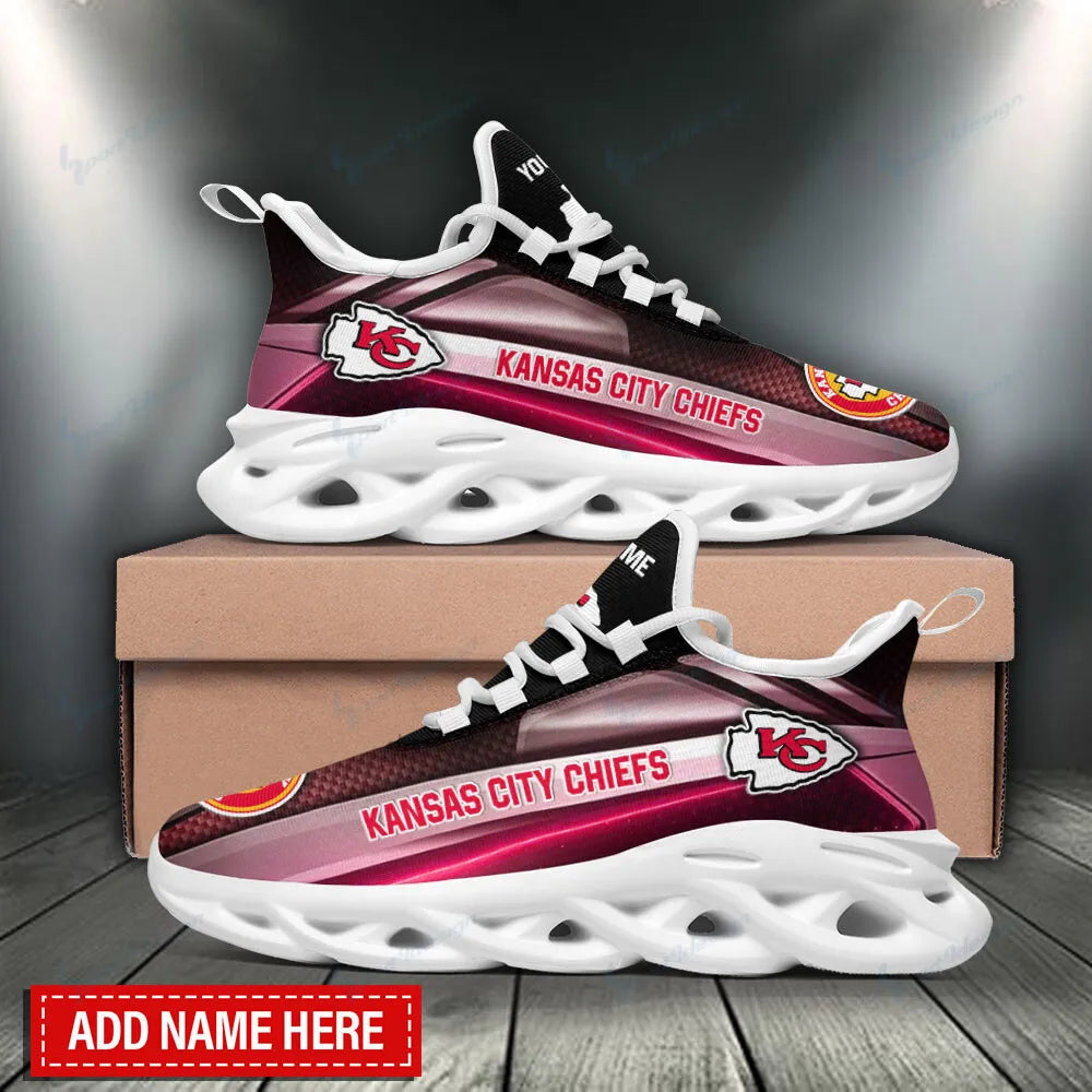Kansas City Chiefs Personalized Yezy Running Sneakers BB882