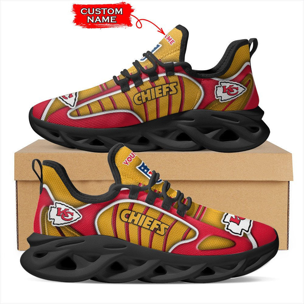Kansas City Chiefs Personalized Yezy Running Sneakers BG149