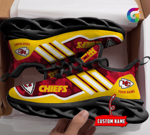 Kansas City Chiefs Personalized Yezy Running Sneakers BG317