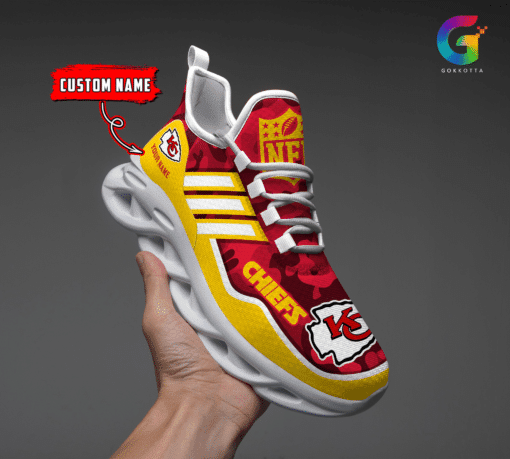 Kansas City Chiefs Personalized Yezy Running Sneakers BG317