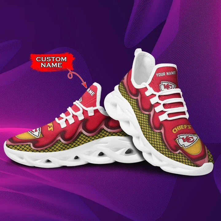 Kansas City Chiefs Personalized Yezy Running Sneakers BG403