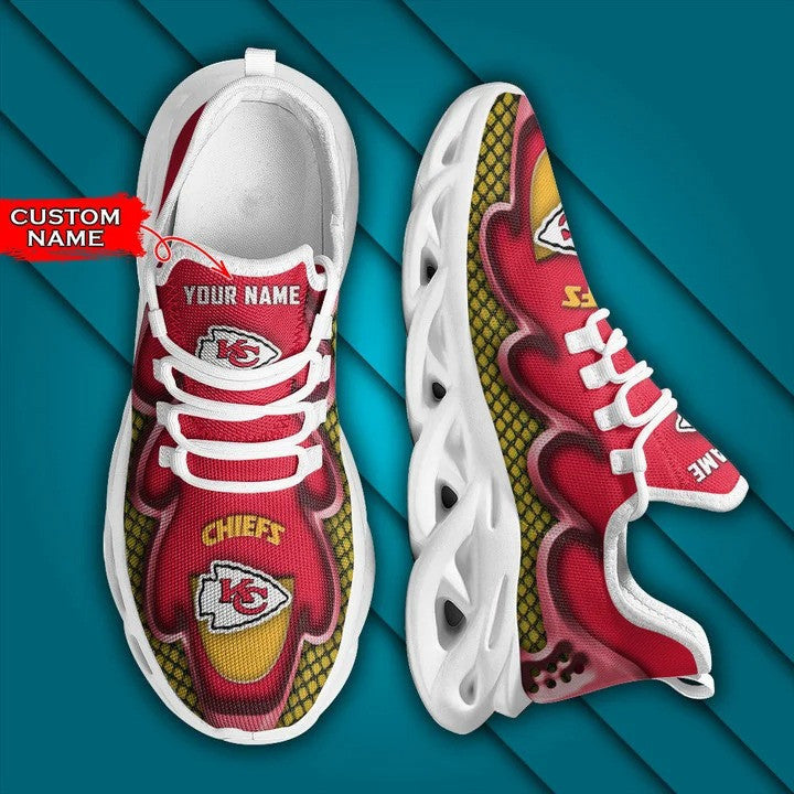 Kansas City Chiefs Personalized Yezy Running Sneakers BG403