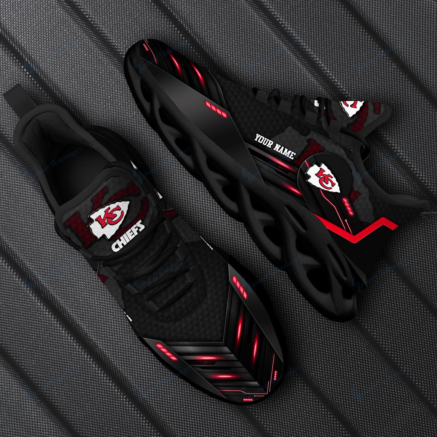 Kansas City Chiefs Personalized Yezy Running Sneakers SPD240