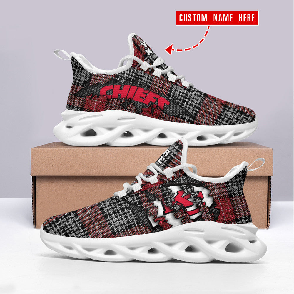 Kansas City Chiefs Personalized Yezy Running Sneakers SPD316