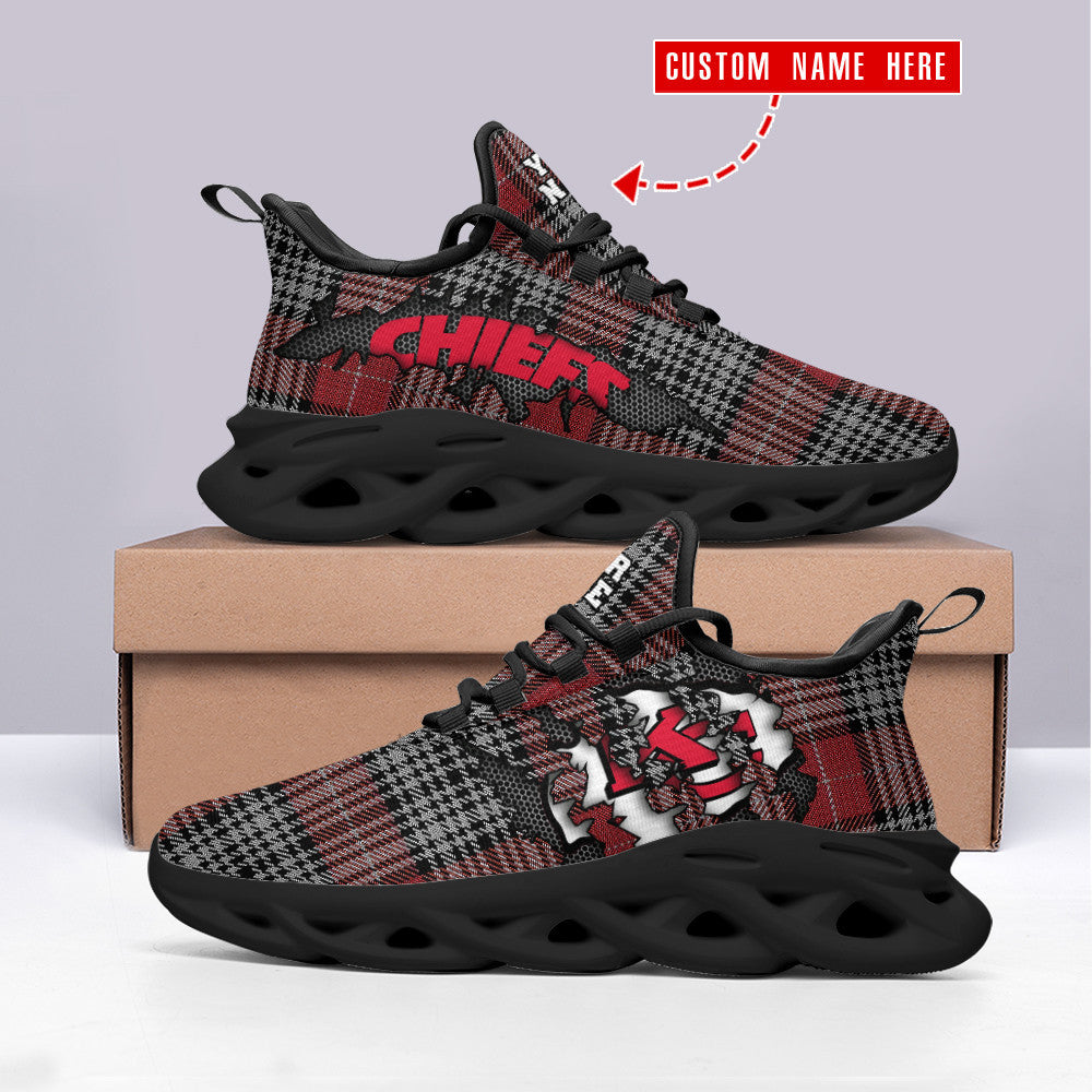 Kansas City Chiefs Personalized Yezy Running Sneakers SPD316