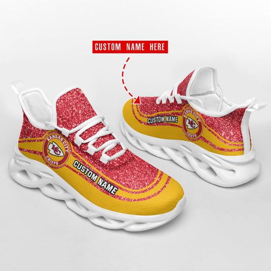 Kansas City Chiefs Personalized Yezy Running Sneakers SPD336