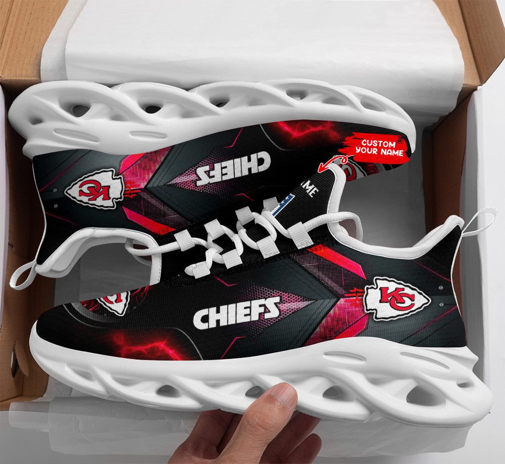 Kansas City Chiefs Personalized Yezy Running Sneakers SPD383